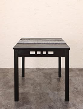 Aperm アパーム アジアンモダンダイニングセット テーブル W76 アンティークブラウン