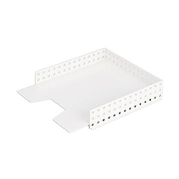 （まとめ） 吉川国工業所 マルチファイルトレーA4タテ ホワイト CB-9029（W）【セット】