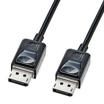 サンワサプライ　DisplayPortケーブル1m　KC-DP1K 管理No. 4969887843888