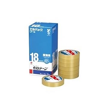 （まとめ）ニチバン セロテープ Lパック LP-18 18mm×35m 12巻【×2セット】