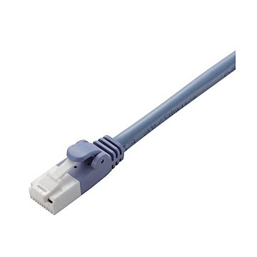 まとめエレコム 爪折れ防止 CAT5E対応LANケーブル ブルー 0.5m LD-CTT/BU05 1本×10セット
