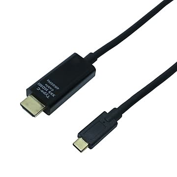 4K60Hz対応 USB Type-C -HDMI変換ケーブル3M USB-CHDA3/BK