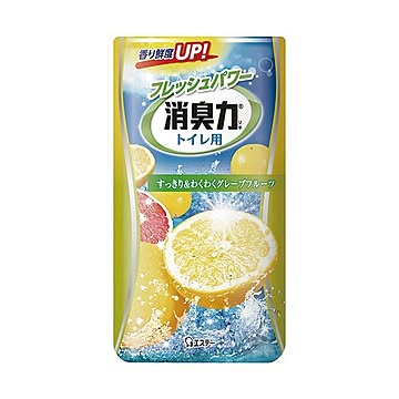 （まとめ） エステー トイレの消臭力 グレープフルーツ 400ml 1セット（3個） 【×5セット】