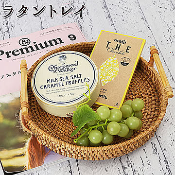トレイ ラタン トレー 小物整理