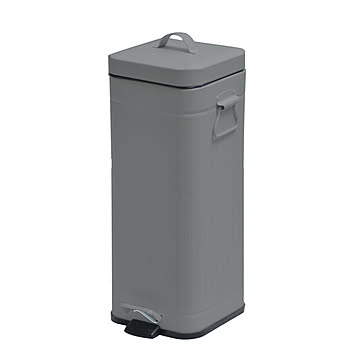 b.c.l ビーシーエル Galva Square Dust Box 30L ガルバ スクエアダストボックス 30L / ステップ式 ゴミ箱 ごみ箱 ダストボックス 蓋付き フタ付き ペダル開閉