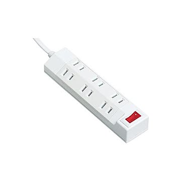 まとめ パナソニック ザ・タップマルチ一括スイッチ付 2P・6個口 ホワイト 1.0m WHA29162WKP 1個 ×10セット