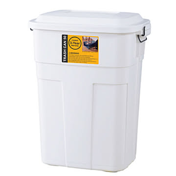 東谷 LFS-936WH トラッシュカン 50L 幅45.5cm 奥行32cm 高さ57.6cm ポリエチレン スチール