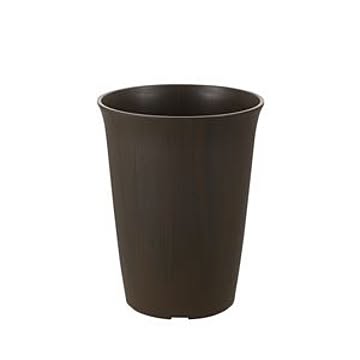 40個セット 丸型 植木鉢/プランター 8号 ダークブラウン 約上部直径23.5cm 日本製 深型 リッチェル フォーレ ポット