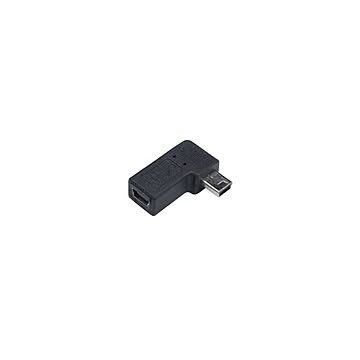 (まとめ)変換名人 変換プラグ USB mini5pin 右L型(フル結線) USBM5-RLF×20セット