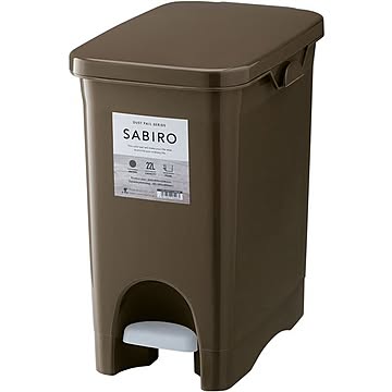 RISU リス ふた付きゴミ箱 ブラウン 26.5cm 22L 20PS 日本製