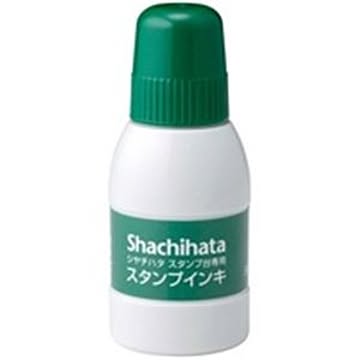 （まとめ）シヤチハタ 補充インキ 小 SGN-40-G 緑×10セット