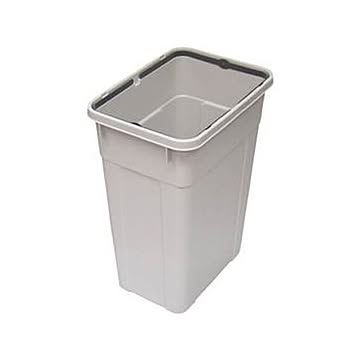 TRUSCO 分別ペール45型 ライトグレー 47L TBP-45H ×5セット