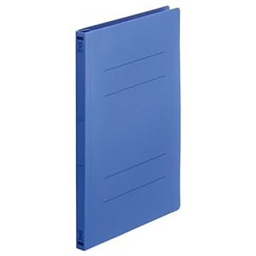 （まとめ） TANOSEE フラットファイル（再生PP） A4タテ 150枚収容 背幅18mm ロイヤルブルー 1パック（5冊） 【×5セット】