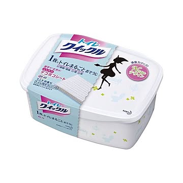 （まとめ） 花王 トイレクイックル トイレクイックル 容器入 1個入 【×5セット】