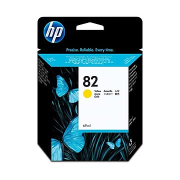 （まとめ） HP82 インクカートリッジ イエロー 染料系 C4913A 1個 【×3セット】