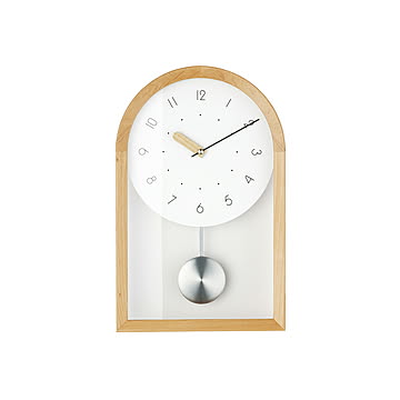 INTERFORM インターフォルム Ikkuna イクナ ウォールクロック (掛時計) CL-4621 / 置き掛け兼用 掛け時計 壁掛け時計 振り子時計 ペンデュラムクロック スイープムーブメント