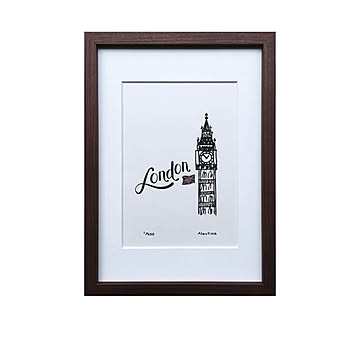 Alevtina LONDON アートポスター（フレーム付き） m13164
