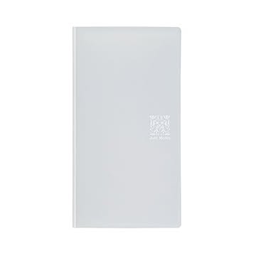（まとめ）ライオン事務器 ショップカードホルダーカバーなしタイプ 3段・60枚収容 縦193×横104×背幅8mm ヨコ入れ クールグレー JS-60 1冊 【×30セット】