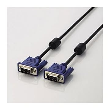 （まとめ）エレコム D-Sub15ピン（ミニ）ケーブル CAC-30BK【×3セット】