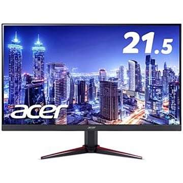 Acer 21.5型ワイド液晶ディスプレイ VG220Qbmiix（IPS／1920×1080／16：9／250cd／m^2／100000000：1／1ms／ミニD-Sub15ピン・HDMI 1.4