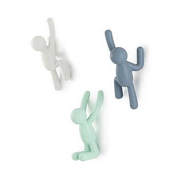 Umbra アンブラ Buddy Wall Hooks バディ フック 3個組 / 壁面収納 壁面フック ウォールフック