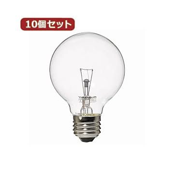 （まとめ）YAZAWA 10個セット ボール電球60W形クリア GC100V57W70X10【×2セット】