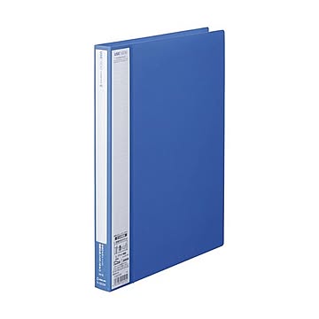 まとめキングジム ユーズナブルクリアーファイル A4タテ 40ポケット 背幅24mm 青 133USWアオ 1冊 ×10セット