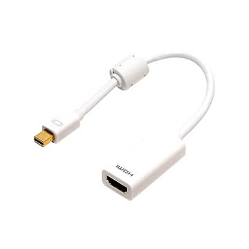 （まとめ） ミヨシ FullHD対応 miniDisplayPort-HDMIアダプタ ホワイト DPA-2KHD／WH 【×3セット】