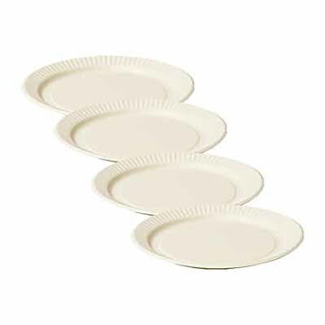 ideaco イデアコ b fiber plate25   4pcs ビーファイバー プレート25 (Ф25cm 4枚組) お皿 プレート ディッシュプレート 取り皿 ケーキ皿 バーベキュー キャンプ