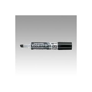 （まとめ） ぺんてる ノックル 後端プッシュ式 太字平芯（7.0mm） EMWL6W-A 黒 1本入 【×10セット】
