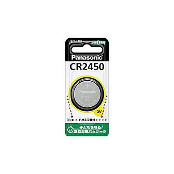 （まとめ）Panasonic パナソニック リチウム電池 CR2450【×100セット】