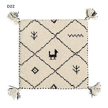 ギャッベ チェアパッド GABBEH インド製 40x40cm 萩原