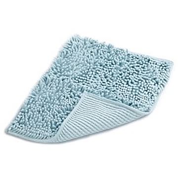 ソフワ 30個セット バスマット マイクロファイバー 吸水速乾 36×50cm ブルー