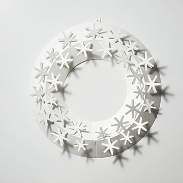 ペーパーリース 雪S / Paper Wreath PW04-S-205