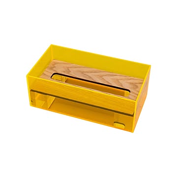 【BRID】ACRYLIC & WOOD TISSUE CASE