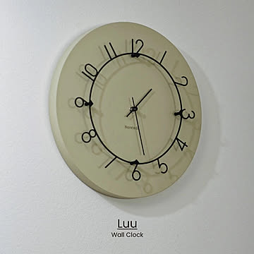 【インターフォルム】Luu　ルウ 壁掛け時計
