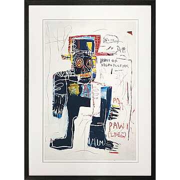 美工社 アートフレーム Jean-Michel Basquiat Irony of Negro Policeman