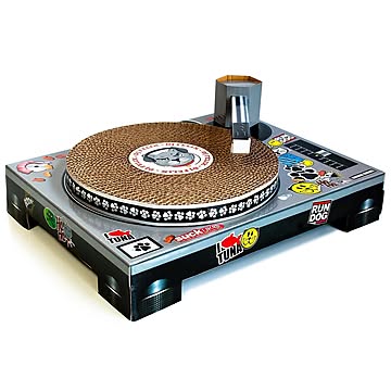 猫用爪とぎ　SUCK UK Cat DJ Scratching Deck イギリス サックユーケー キャットディージェースクラッチデッキ