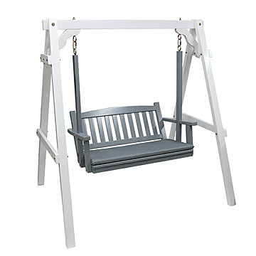 スウィングベンチ 組立式 Elan EL-SW148 幅1480x奥行1120x高さ1540mm 住まいスタイル