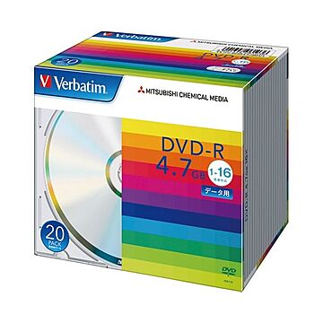 （まとめ） 三菱ケミカルメディア DVD‐R  4.7GB  DHR47J20V1 20枚×5セット
