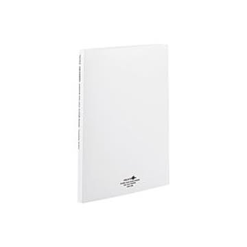 (業務用10セット) LIHITLAB クリアファイル/ポケットファイル 【A4/タテ型】 ポケット差替式 N-5015-0 白