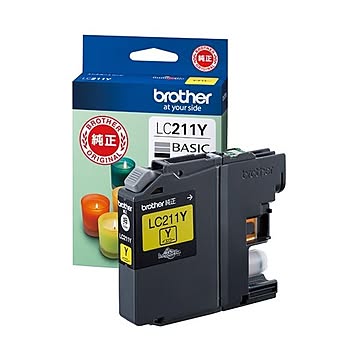 （まとめ） ブラザー インクカートリッジ LC211Y×10セット