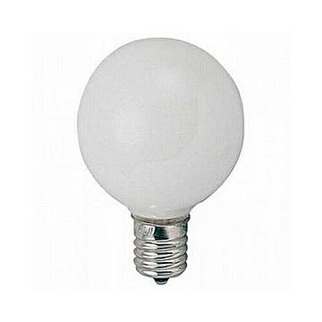 YAZAWA ベビーボール球25WホワイトE12 G501225W 管理No. 4966307305131