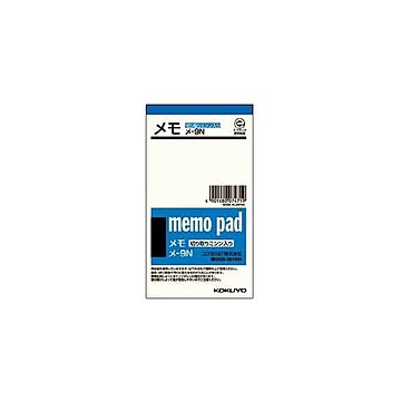 まとめ コクヨ メモ 134×75mm切取りミシン メ-9 1セット10冊  ×10セット