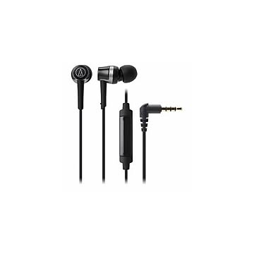 Audio-Technica オーディオテクニカ ATH-CKR30IS-BK マイク＆コントローラー搭載ダイナミック型カナルイヤホン（ブラック）