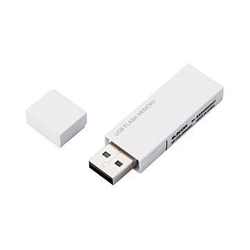（まとめ） エレコム セキュリティUSBメモリ32GB MF-MSU2B32GWH×5セット