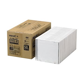 (まとめ) マクセル データ用DVD-R 4.7GB 1-16倍速 ホワイトワイドプリンターブル 5mmスリムケース DR47WPD.S1P50S A 1パック(50枚) 【×5セット】