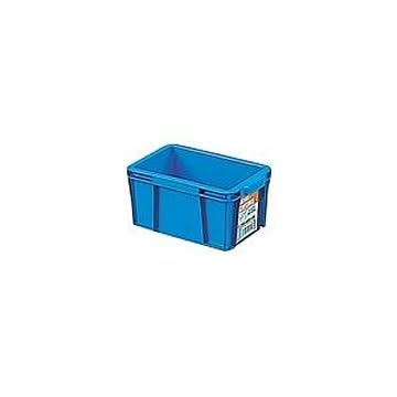 【セット】 ホームコンテナー/コンテナボックス ブルー 材質：PP 〔汎用 道具箱 DIY用品 工具箱〕【代引不可】