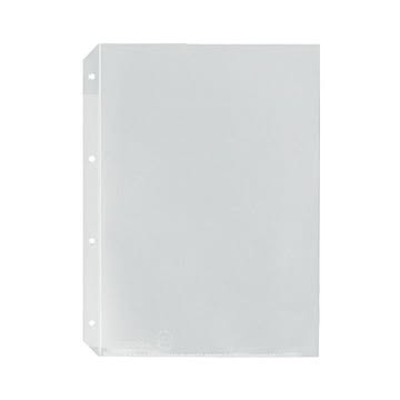 (まとめ) プラス クリアーホルダー A4タテ 4穴クリアー FL-153HO 1セット(10枚)  【×10セット】