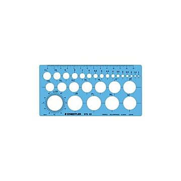 （まとめ）ステッドラー テンプレート 976 02 円定規【×10セット】